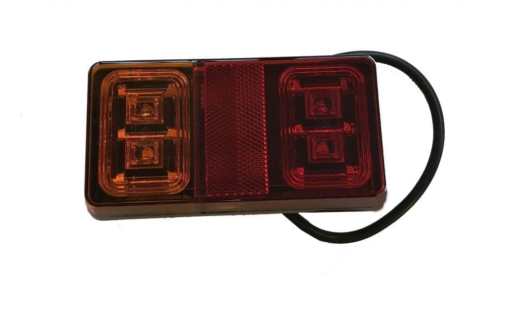 Led afturljós aflöng
