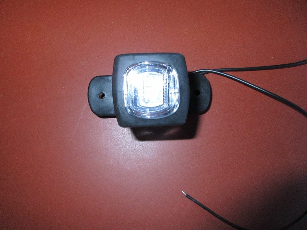 LED Breiddarljós hvít, gul, rauð