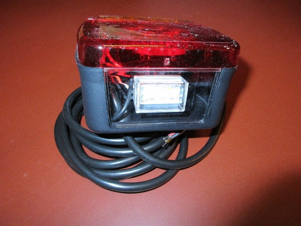LED krónuljós m/númersljósi