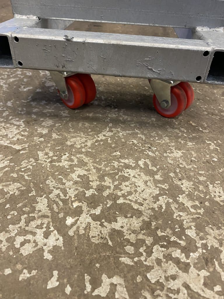 Hjólagrind undir vélsleða